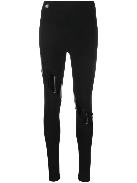 Leggings Philipp Plein stretch negru