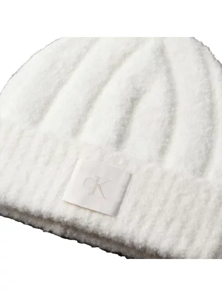 Bouclé căciulă Calvin Klein alb