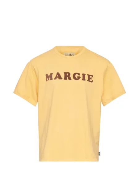 Tricou Mm6 Maison Margiela cu imagine galben
