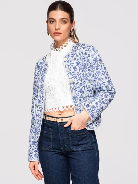 Geacă Edoti albastru