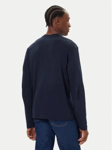 Hosszú ujjú póló Calvin Klein sötétkék