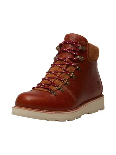 TIMBERLAND Bocanci cu șireturi ruginiu roșu