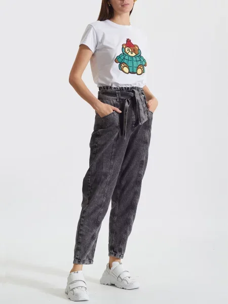 Just Before Джинси мом сірий