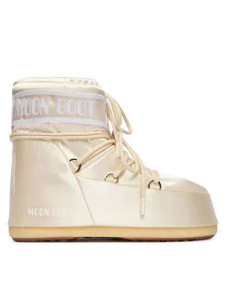 Cizme De Zăpadă Pentru Femei Moon Boot Icon Low Pearly alb