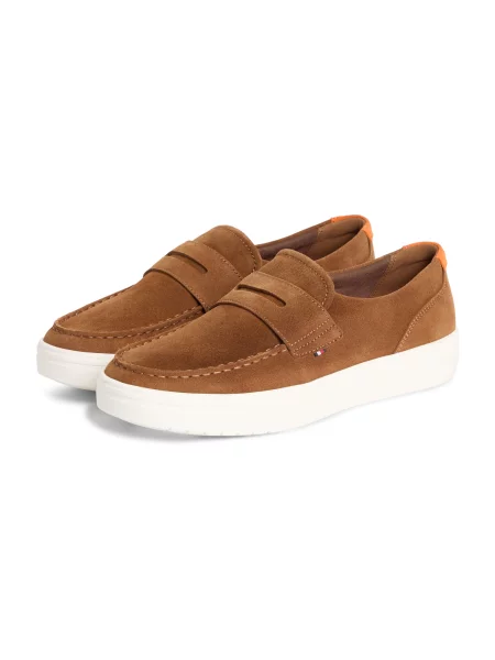 Pantofi Tommy Hilfiger din piele maro