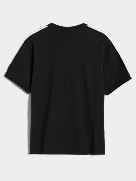 Adidas Tričko 3 Stripe Tee černé