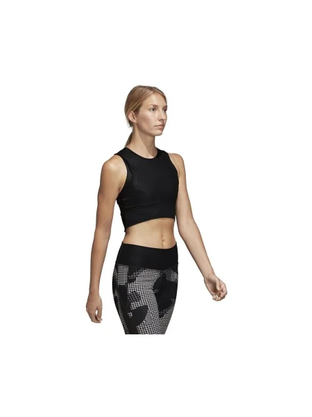 Cropp tricou Adidas negru