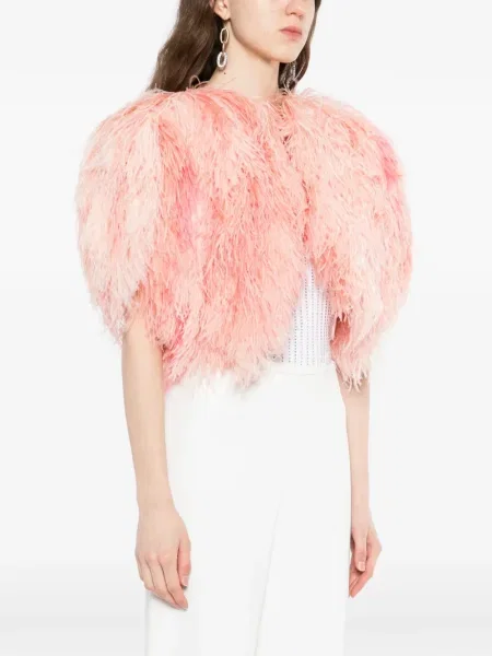 Jakna Isabel Sanchis sa perjem ružičasta