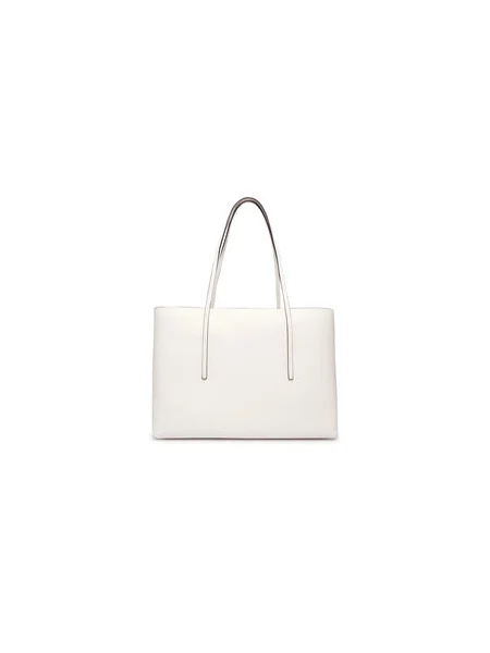 Táska Calvin Klein Foil Logo Tote W/Pouch fehér