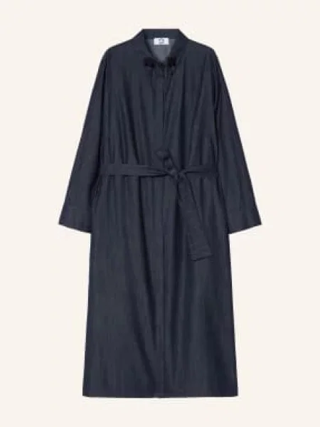 Marina Rinaldi Sukienka Koszulowa Riga W Stylu Jeansowym Z Ozdobnymi Perełkami blau