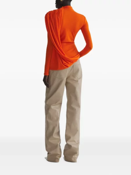 Top Mugler portocaliu
