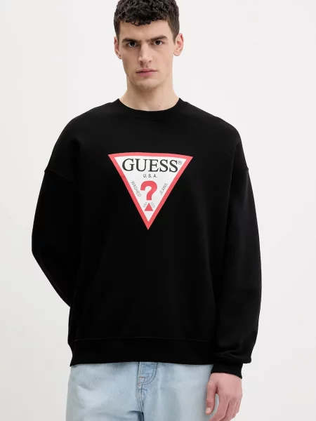 Pulover Guess Jeans črna