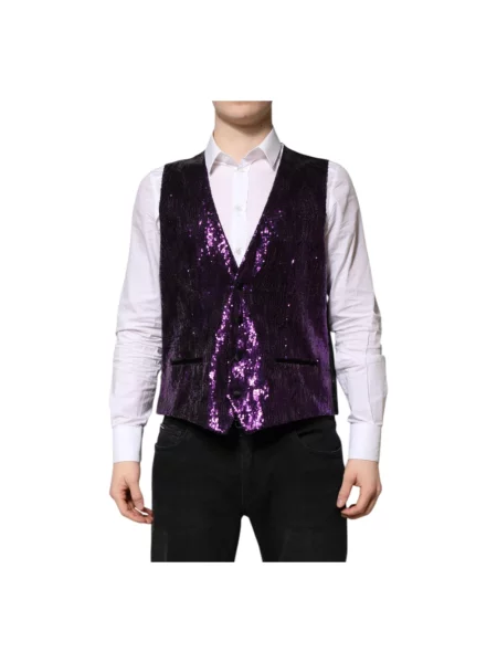 Haftowana kamizelka Dolce And Gabbana biała