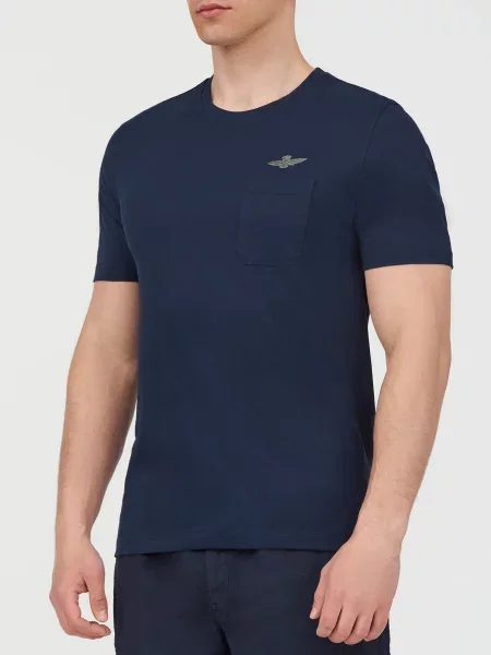 Футболка Aeronautica Militare синя