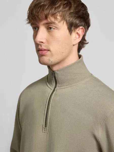 Bluza o kroju regular fit z kołnierzem zapinanym model Bradley' Jack & Jones