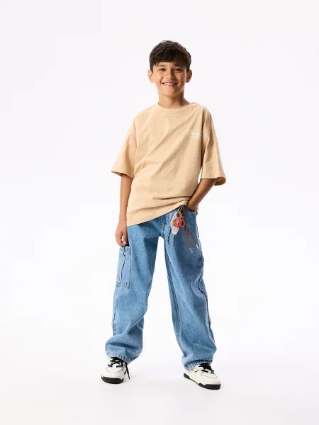 Reserved Джинси straight fit синій