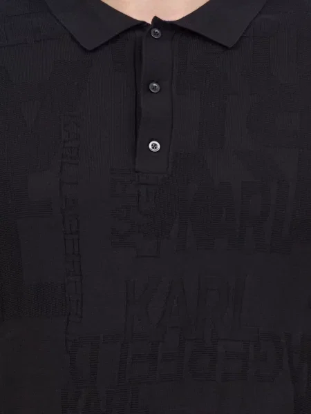 Поло Karl Lagerfeld черное