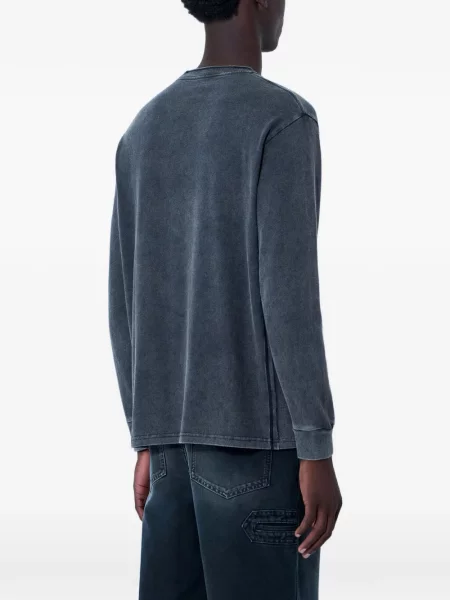 Lung tricou Achm cu autograf gri