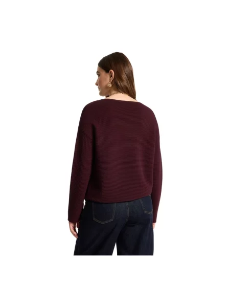 Lniany sweter Elena Miro' fioletowy
