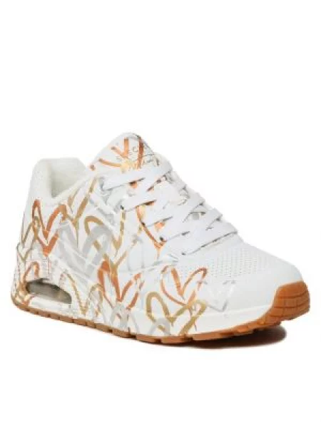 Αθλητικά Skechers Metallic Love White/Gold λευκό