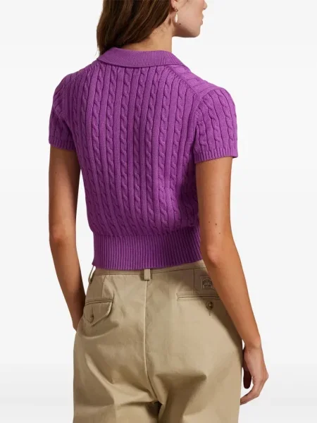 Căciulă Polo Ralph Lauren cu broderie tricotate de costum albastru