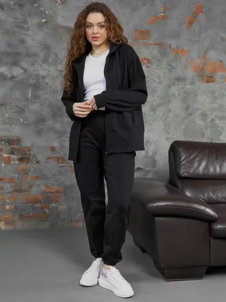 Спортивний костюм Umon бавовна/еластан чорний