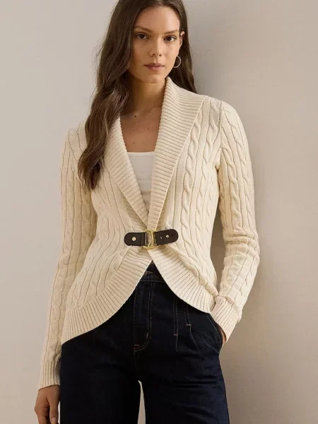 Lauren Ralph Lauren cardigan din bej