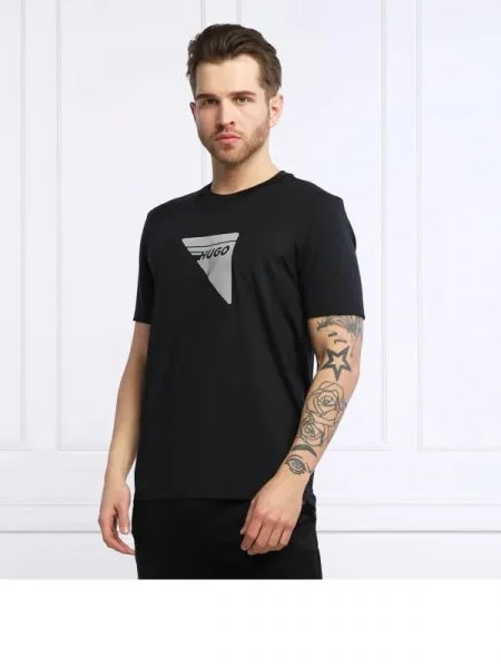 HUGO Tricou Dagile_X negru