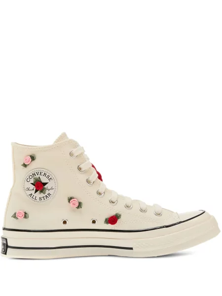 Kołnierzykowy bluza Converse z przetarciami do biegania niebieska