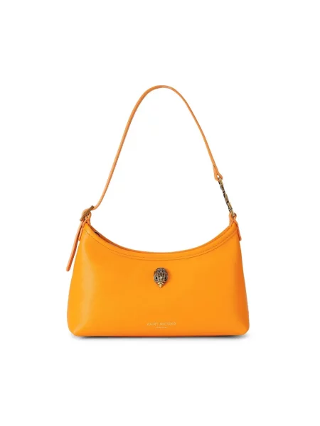 Kurt Geiger London torebka skórzana Kurt sling pomarańczowa