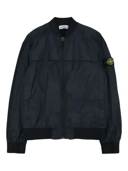 Kurtka bomber dziecięcy Stone Island niebieski