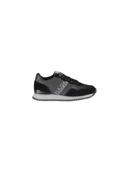 Sneakersy Napapijri skórzane czarne