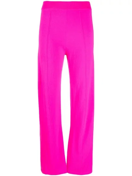 Pantaloni Chinti & Parker tricotate roz