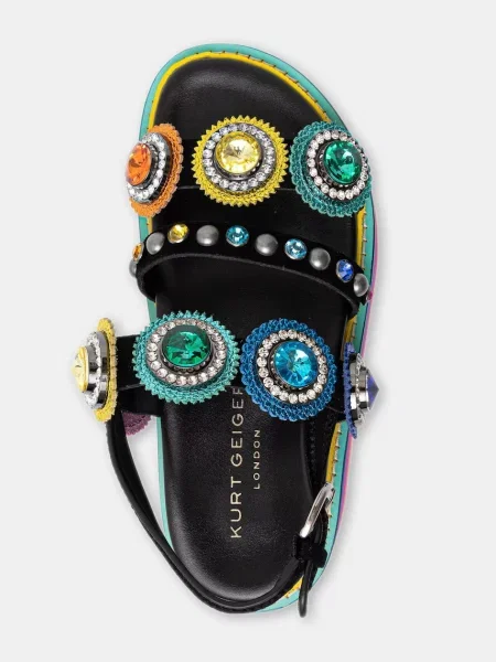 Кожаные босоножки Kurt Geiger London на платформе