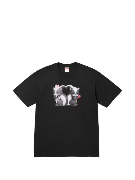 Tricou Supreme cu decolteu rotund negru