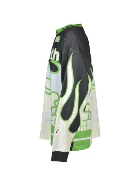 Lung tricou Breath cu imagine negru