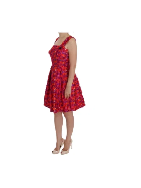 Sukienka maxi Dolce And Gabbana czerwona