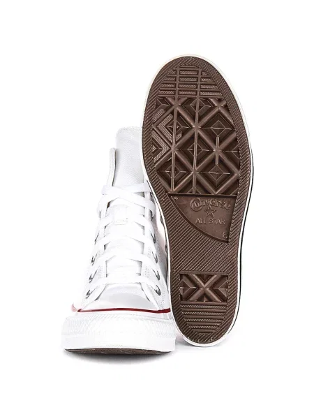 Členkové topánky Converse biela