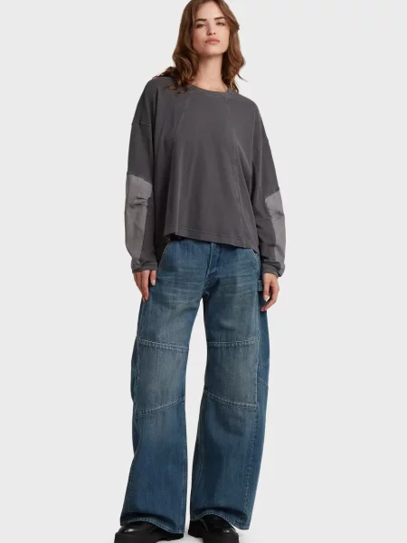 Лонгслів G-star Raw сірий