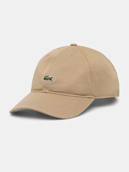 Шапка LACOSTE Cap Viennese Universal бежово