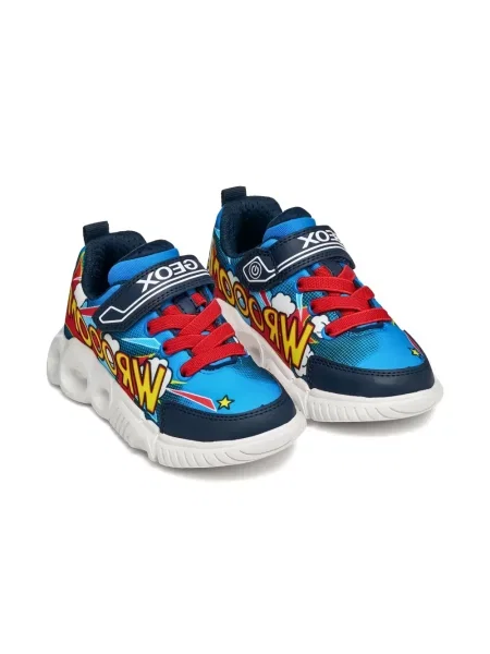 Sneakersy dziecięce Geox niebieskie