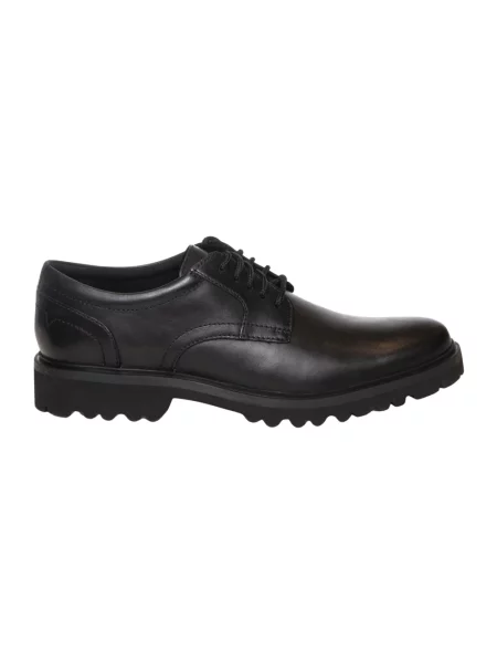 Półbuty Clarks skórzane czarne
