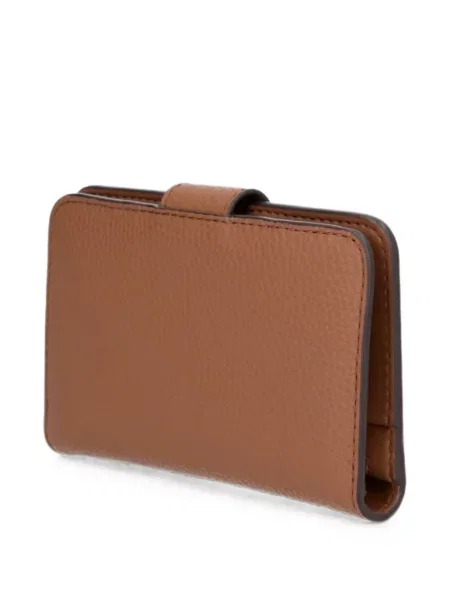 Cu centură rochie Michael Kors Collection din piele cu cataramă negru