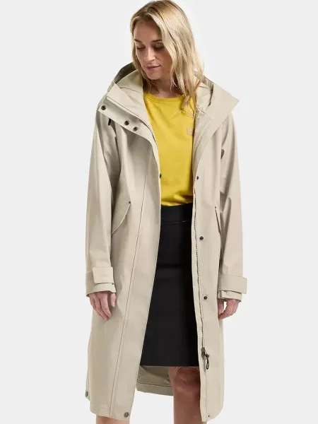 Didriksons kurtka hardshell MELINDA beżowa