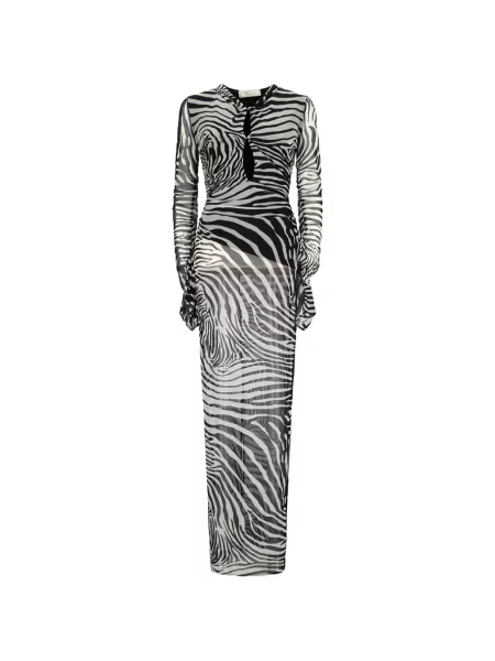 Rochie Blumarine cu imagine cu model zebră de costum negru