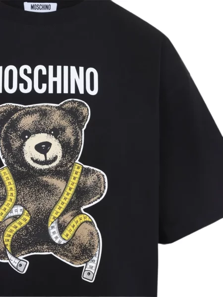 Αρκουδάκι μπλούζα Moschino με αυτόγραφο μαύρο