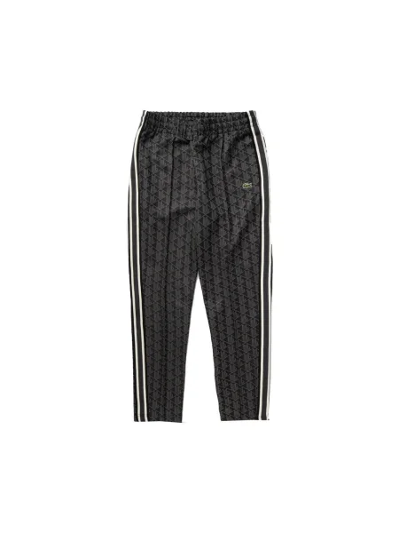 Lacoste pantaloni de trening maro modelator negru