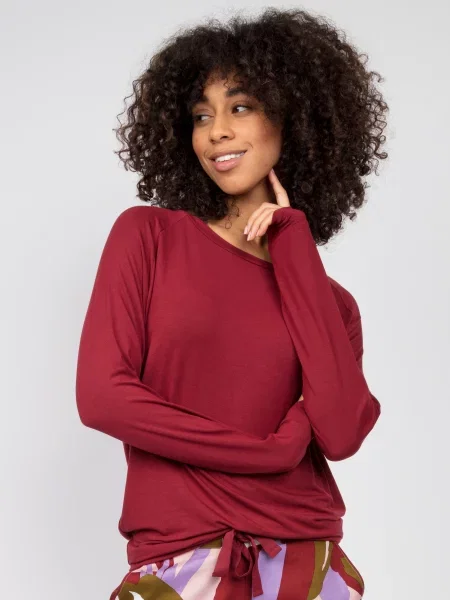 Кофта для дому CYBERJAMMIES Nina модал бордовий