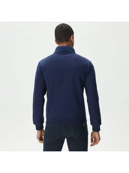 Lacoste Bluza Regular Fit Z Kapturem W Kolorze Granatowym granatowa