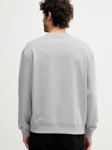 Polo Calvin Klein Jeans z długim rękawem szare